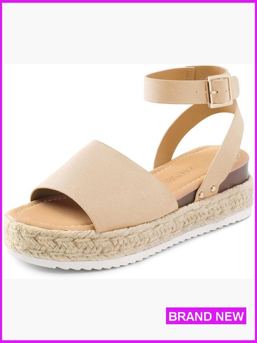 Women's Platform Espadrilles Ankle Strap Wedge Sandals Comfortable Dressy Summer